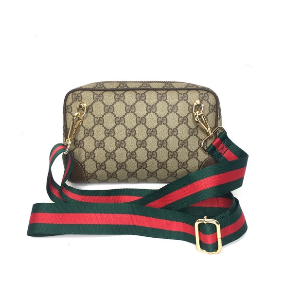 Authentic Gucci brown monogram coated canvas crossbody bag - Picture 12 of 16